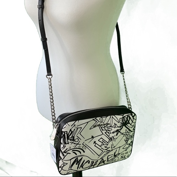 Michael Kors Handbags - NWT Michael Kors Graffiti Chain Crossbody